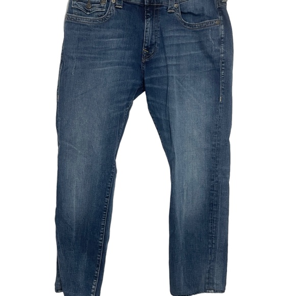 True Religion 36 Geno Relaxed Slim Denim Jeans - Picture 6 of 8